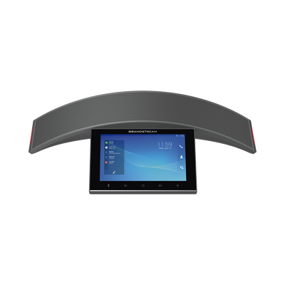 Teléfono - Audioconferencias IP Android 10, 12 líneas SIP con 12 cuentas, pantalla táctil  8&quot;, puertos Gigabit, Wi-Fi, Bluetooth, PoE, codec Opus, IPV4/IPV6 con gestión en la nube GDMS