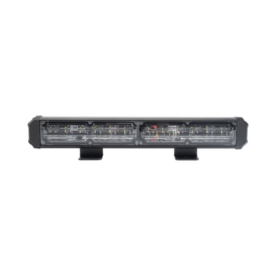 Barra de Luz de Advertencia, 2 Módulos de 6 LED, 11 Pulgadas Rojo/Claro