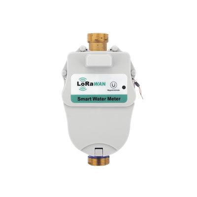 FLUJOMETRO DE AGUA  LORAWAN® PARA TUBERIA DE 3/4 PULGADA CON VALVULA DE CORTE DE FLUJO