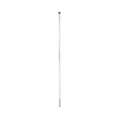 Poste de Esquina  para Cerca Electrificada. Tubo Galva. de 1.4m, cal. 18 de 1&quot; Diam. (Sin pintar). Ideal para 6 Aisladores 