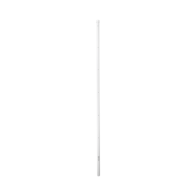 Poste de Esquina para Cerca Electrificada. Tubo Galva. de 1.4 m, cal. 18 de 1&quot; Diam. + Pintura Blanca. Ideal para 6 Aisladores 