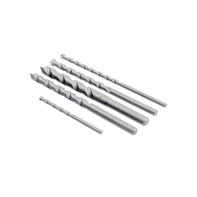 Juego de 5 Pzas. de Broca para Concreto, Zanco Recto (3/16&quot;, 1/4&quot;, 5/16&quot;, 3/8&quot; y 1/2&quot;).