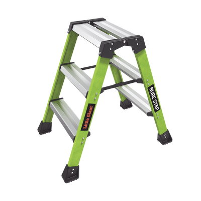 Escalera Plegable 2 Peldaños de Fibra de Vidrio / Tamaño 66 cm ( 2&#39; 2&quot;).