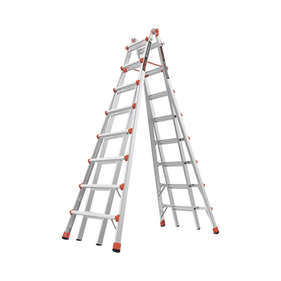 Escalera telescópica en &quot;A&quot; de 4.5 metros de aluminio.