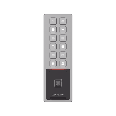 Teclado Exterior WiFi Antivandálico IP65 &amp; IK08 / Administrable en la Nube / Alta y Baja de Passwords Remotamente con Horarios / Acceso por PIN, Tarjeta MIFARE, Huella y Tarjeta Virtual Bluetooth