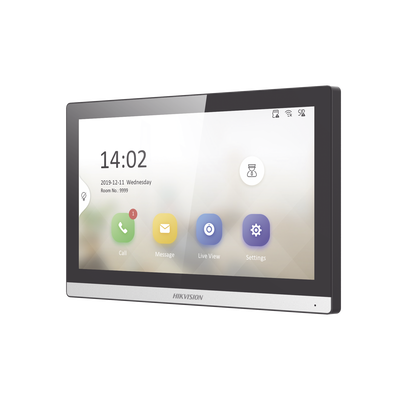 Monitor IP WiFi Touch Screen 7&quot; para Videoportero IP / Vídeo en Vivo / PoE Estándar / Apertura Remota / Llamada Entre Monitores / Audio bidireccional / Borde slim