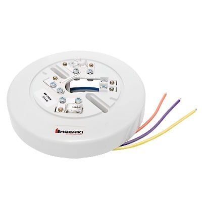 Base Para Detector Convencional Con Relevador, 6 &quot;, 4 Hilos, 24 Vcd (0300-02030)