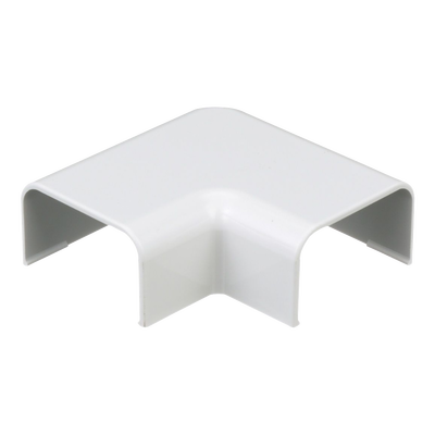 Conexión en ángulo recto &quot;L&quot;, para uso con canaleta LD10, material ABS, Color Blanco