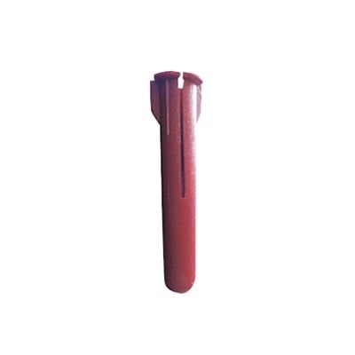 Taquete de 1/4  plástico paquete de 100 piezas para fijar objetos con tornillo en muros y techos de concreto o superficies sólidas, compatible con tornillo TH10X de 10 x 1 1/2&quot;  (1103-03100) 