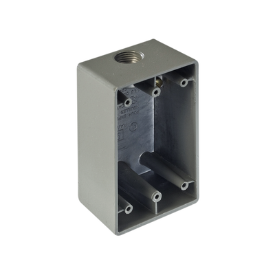 Caja Condulet FS de 3/4&quot; ( 19.05 mm) con una boca a prueba de intemperie.
