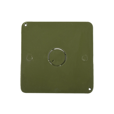  Tapa para Caja Cuadrada de 4 &quot; para instalaciones con tubería PVC Conduit pesado.