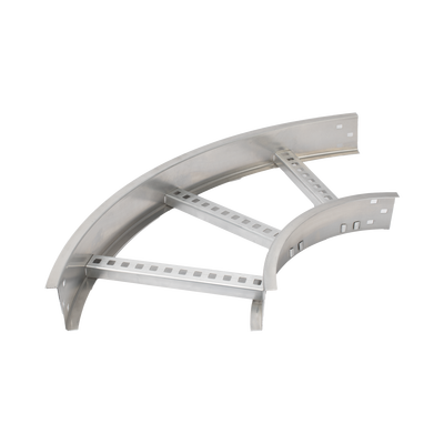 Curva Horizontal de Aluminio de 90° Perfil Z / Peralte 3 1/4&quot; / Ancho 12&quot; / Radio 8&quot; / Incluye Tornillería (CHC90EZ314R8X12AK)