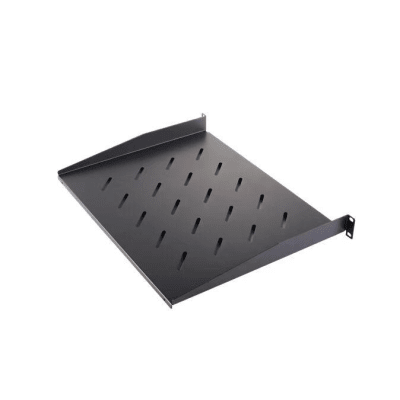 Charola para Soportar Equipos en Rack de 19&quot; / Profundidad de 30 CM / Color Negro / 1 U Rack