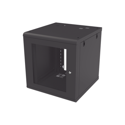 Gabinete de Pared 12U de 635 mm de Profundidad, Rack de 19&amp;#039;&amp;#039; en Acero Reforzado: Compacto y Resistente para Soluciones Profesionales