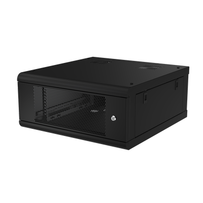 Gabinete de Pared con Puerta Perforada, 635mm de Profundidad, 4U Rack de 19&amp;#039;&amp;#039;, Acero Reforzado