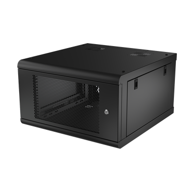 Gabinete de Pared con Puerta Perforada, 635mm de Profundidad, 6U Rack de 19&amp;#039;&amp;#039;, Acero Reforzado