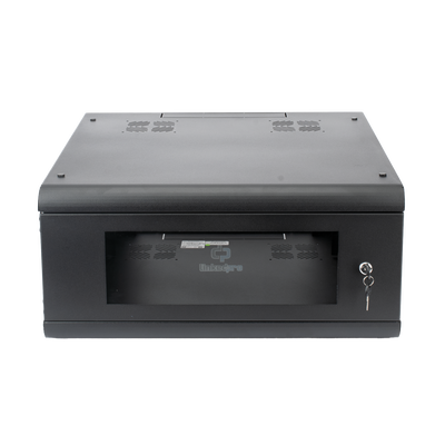 Gabinete de Pared con Puerta de Cristal Templado, 635mm de Profundidad, 4U Rack de 19&amp;#039;&amp;#039;, Acero Reforzado