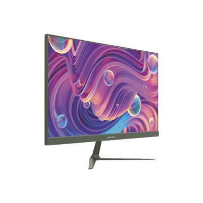 Monitor LED Full HD (1080p) de 23.8&quot; / Ideal para CCTV, Oficina y Hogar / Entrada HDMI-VGA / Montaje VESA ( 75 X 75) / Uso 16/7 / Backlight E-LED / Ultra Delgado
