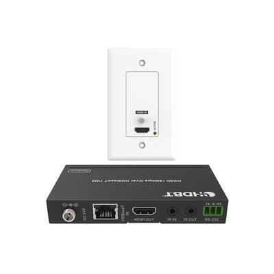 Kit Extensor HDBaseT | 4K2K@60Hz 40m | 1080p 70m | Función PoC | IR Bidireccional | RS-232 | 