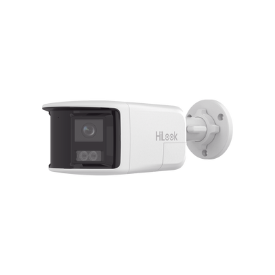 [Dual Light] Bala IP 6 Megapixel / Imagen Panorámica 180°/ PoE / Micrófono y Bocina Integrado / Exterior IP67 / Audio Bidireccional / Alarma Visual y Auditiva Integrada / Smart Supplement Light / Micr