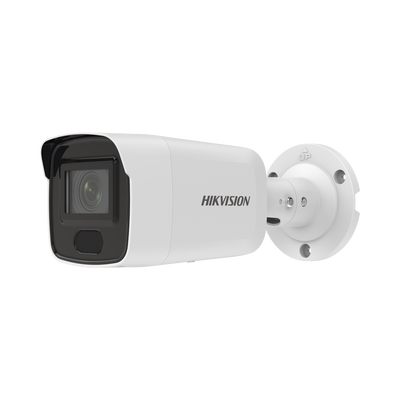 Bala IP 6 Megapixel / Lente 2.8 mm / 40 mts IR / Exterior IP67 / PoE / ACUSENSE / DARKFIGHTER / Alarmas y Audio I/O / ONVIF / Micro SD / 4 Analíticos: AcuSense, Deteccion Facial, Conteo de Personas po