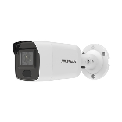 Bala IP 8 Megapixel / Lente 2.8 mm / 40 mts IR / Exterior IP67 / PoE / DARKFIGHTER / Alarmas y Audio I/O / ONVIF / Micro SD / 4 Analíticos: AcuSense, Deteccion Facial, Conteo de Personas por Cruce y Z