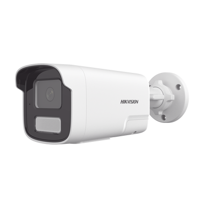 [PROTECCIÓN ACTIVA] Bala IP 4 Megapíxel / ACUSENSE Lite (Detección de Humanos y Vehiculos) / Lente 4 mm / Audio de Dos Vías /  Luz Intermitente y Alerta de Audio / 50 Mts IR EXIR 2.0 / Exterior IP67 /