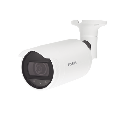 Cámara IP Tipo Bala 2 Megapíxel / Lente 2.8mm / IR 30M / WDR 120db / IP66 / H.265 &amp; WiseStream / modo pasillo