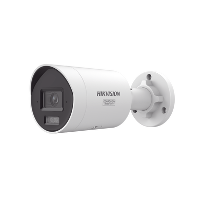 [Dual Light + ColorVu 3.0 + HikAI] Bala IP 6 Megapixel / Lente 2.8 mm / 40 mts IR + Luz Blanca / 2 Microfonos Integrados / Exterior IP67 / Estrobo Azul y Rojo /  WDR 130 dB / ACUSENSE 3.0 / Metal / NE