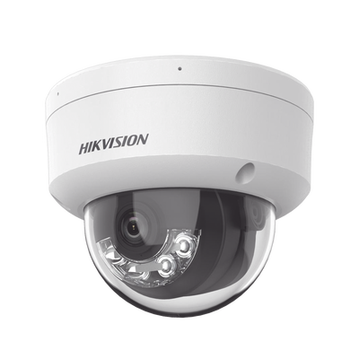 [Dual Light + 2 Micrófonos Integrados] Domo IP 8 Megapixel (4K) / Lente 2.8 mm / 30 mts Luz Blanca + 30 mts IR / ACUSENSE / Exterior IP67 / IK10 / WDR 120 dB / PoE / ONVIF / Micro SD / Metal / ACUSEAR