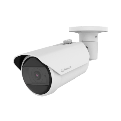 Cámara IP Tipo bala Antivandálica 5 Megapíxel / Lente fijo 3mm / IR 25 a 30M / WDR 120db / IP66 / IK10 / H.265 &amp; WiseStream / Inteligencia Artificial Deteccion de Personas y vehiculos