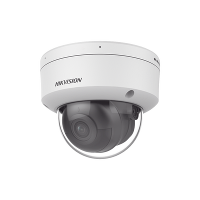 Domo IP 4 Megapixel / Lente 2.8 mm / Dual Light (40 mts IR + 40 mts Luz Blanca) / Darkfighter S / Exterior IP67 / IK10 / Microfono Integrado / WDR 130 dB / 4 Analíticos: AcuSense, Deteccion Facial, Co