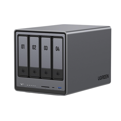 NASync DXP4800 | SO UGOS Pro |  Intel N100 12th Gen Intel® Quad Core™ | 4-Bahias (SATA) hasta 96TB | 2* M.2 SSD hasta 16TB| 8GB DDR5 (Exp. a 16GB) | 2.5Gb Dual Ethernet | HDMI 4K | 2* USB2.0 | 1*USB 3