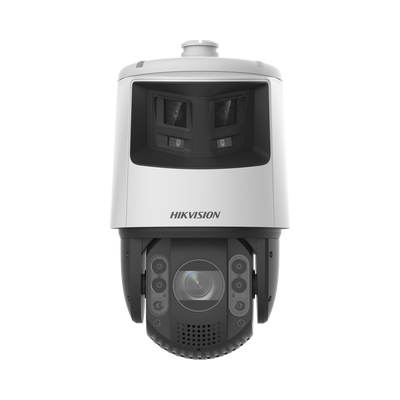 [TandemVu] PTZ IP 4 Megapixel con Cámara Panoramica 6 Megapixel / 25X Zoom / 200 mts IR / 30 mts Luz Blanca / ACUSENSE / IP66 / Alerta Audible y Luz Estroboscopica / Autoseguimiento / Hi-PoE / Alarmas