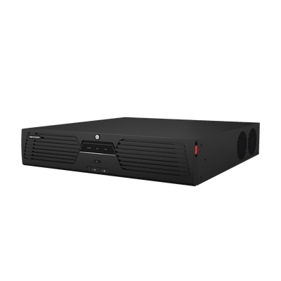 [Doble Poder de Decodificación] NVR 32 Megapixel (8K) / 64 Canales IP / AcuSense / ANPR / Conteo de Personas / Heat Map / 8 Bahías de Disco Duro  / Soporta RAID con Hot Swap / 2 HDMI en 8K / Soporta P