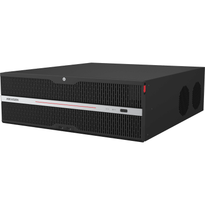 [Doble Poder de Decodificación] NVR 32 Megapixel (8K) / 128 Canales IP / AcuSense / ANPR / Conteo de Personas / 16 Bahías de Disco Duro / 2 Tarjetas de Red / Soporta RAID con Hot Swap / 2 HDMI en 8K /