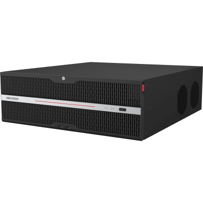 [Doble Poder de Decodificación] NVR 32 Megapixel (8K) / 64 Canales IP / AcuSense / ANPR / Conteo de Personas / Heat Map / 16 Bahías de Disco Duro /  Soporta RAID con Hot Swap / 2 HDMI en 8K / RAID / S