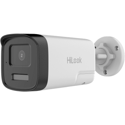 [Audio Bidireccional + Dual Light + ColorVu] Bala TURBOHD 3K /5 Megapixel / Lente 2.8 mm / 40 mts IR EXIR + 40 mts Luz Blanca / Micrófono y Bocina Integrado / Exterior IP67 / Metal / dWDR 