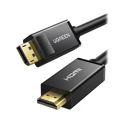 Cable DP Macho a HDMI Macho / Longitud 1.50 m / Soporta 4K@30Hz / Soporta 3D / Cobre Estañado 28AWG / Blindaje interno múltiple / Transmisión Unidireccional / Botón de Liberación / Chip de Última Gene