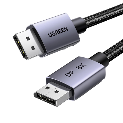 Cable DisplayPort 1.4 | 3 metros | Resolución 8K@60Hz | Blindaje interno Múltiple | 3D/HDR+/HDCP | 32.4 Gbps | FreeSync G-Sync | Certificado VESA | Núcleo de Cobre Estañado | Malla de Nylon | Carcasa 