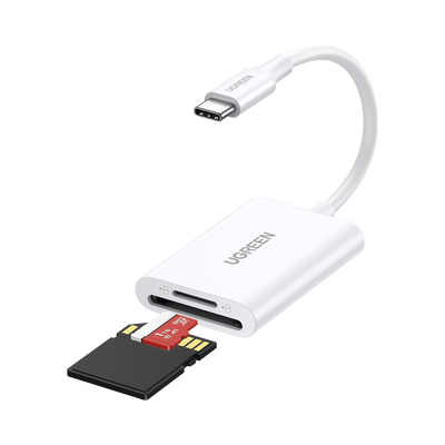 Lector de Tarjetas USB-C 3.1 | Soporta Micro-SD (TF) /SD | 5Gbps | 170 MB/s | OTG | Soporta hasta 2TB | Admite intercambio en Caliente | 2 tarjetas simultaneas | Soporta Windows/Mac OS/Linux | Color B