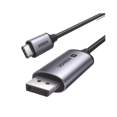 Cable USB-C a DP 1.4 | 3 metros | Compatible con Thunderbolt 3 &amp; 4 | 8K@60Hz | 4K@240Hz | HDR10+ | eARC | DTS | 3D | ALLM | VRR | | FreeSync G-Sync | Caja de Aluminio | Nylon Trenzado | Conector Nique
