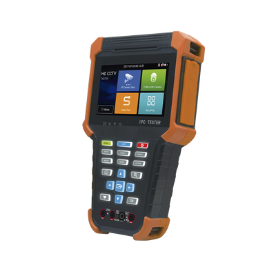 Tester de Video Profesional | Pantalla 4&quot; Touch | Ideal para Cámaras IP/ HD (TVI, CVI, AHD y CVBS) | 4K | H.265/H.264 | PoE | WiFi | Cable Tester | Multímetro Digital | Todo en Uno para tu CCTV.