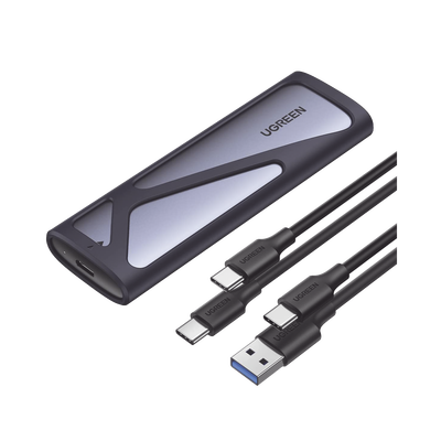 Carcasa Disco Duro NVME M.2 (Enclosure) | Hasta 2TB | USB3.1 a 10 Gbps | SATA SSD PCIE 3.0 | Soporta M Key y B Key | Compatible con SSD M.2 NVME 2230/2242/2260/2280 | UASP | S.M.A.R.T. | TRIM | ESD In