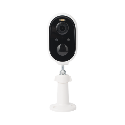 Cámara IP de Batería (Gran Angular) 3 Megapixel | WiFi | Audio Bidireccional | Batería Recargable 5200 mAh | IP65 |Exterior con Protección|  Estadísticas de Energía | Detección de Humanos | Incluye Pa