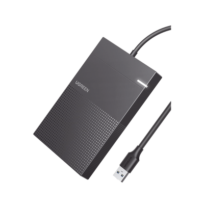 Carcasa de Disco Duro 2.5&#39;&#39; (Enclosure) | Adecuado para HDD y SSD de 2.5” | Chip Inteligente | UASP &amp; TRIM | Led Indicador | ABS | Hibernación Automática | Compatible con SATA I II III, HDD, SSD de ha