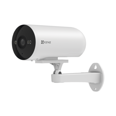 Cámara Exterior PoE Estandar Af / Color Night Vision / (2K) / AI Detección Humana y Vehiculos / H.265 / Vision Nocturna a Color / IP67 / Audio Bidireccional / Luz y Sirena