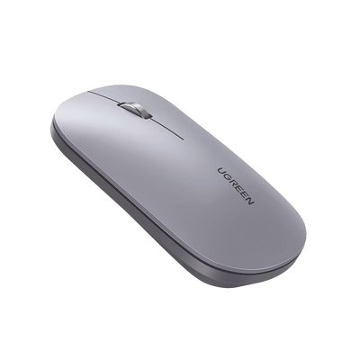 Mouse inalámbrico 2.4 GHz | Ultra Delgado y Silencioso | DPI 1000/1600/2000/4000 (Ajustable) | Alcance 10m | Scroll de Aluminio | Adaptable a diferentes superficies | Diseño suave al tacto | Contiene 