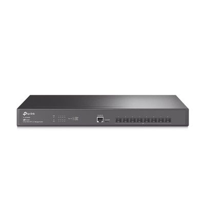 Switch Fibra Óptica L2+ Omada / 8 Puertos SFP+ 10G /  2 Puertos Consola (RJ45 y micro-USB) / Administración Centralizada Omada o Stand-Alone / Multicast IGMP / Calidad de Servicio / Montaje en Rack / 
