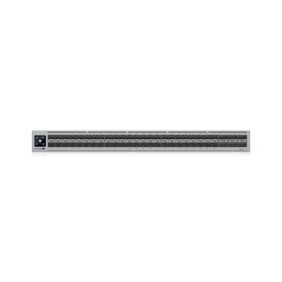 UniFi Switch Enterprise Campus Aggregation, Capa 3, 48 puertos Etherlighting SFP28 de 25G, 6 puertos QSFP28 de 100G, 5 abanicos, ruteo dinámico BGP, doble fuente redundante, alta disponibilidad, enlac